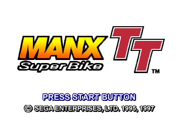 Manx TT Super Bike Title Screen